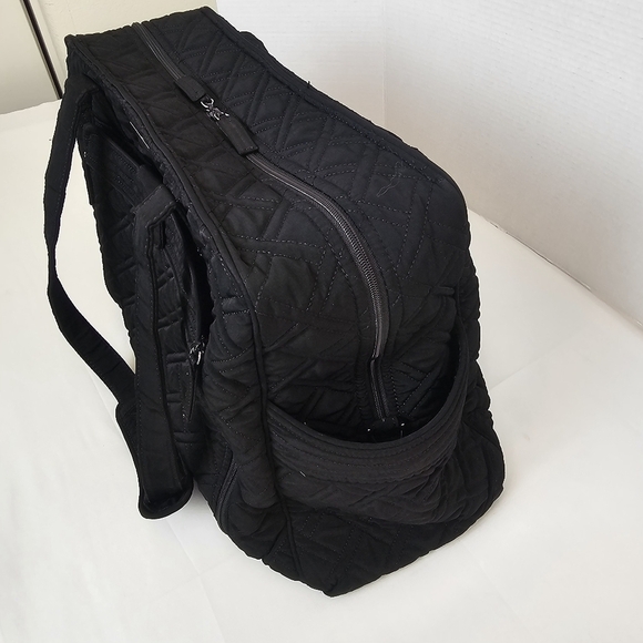Vera Bradley Stroll Around Baby Diaper Tote Bag Black Quilted Travel - Picture 6 of 14